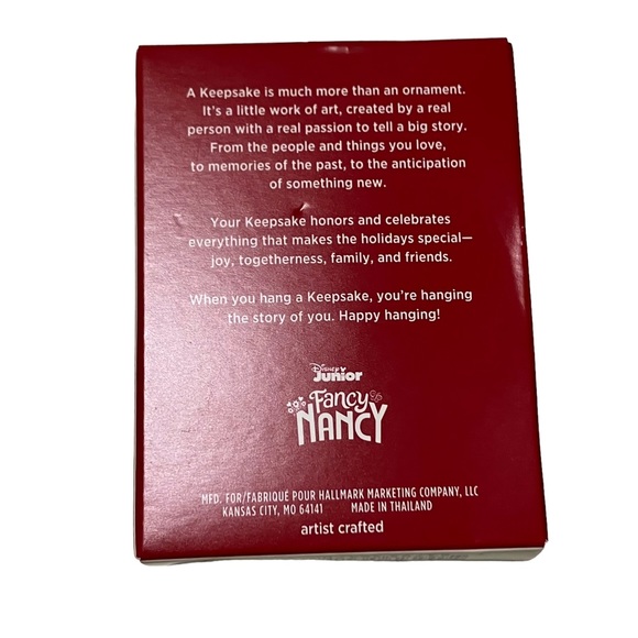 Hallmark Disney Fancy Nancy Ooh La La! Christmas 2020 Ornament - Picture 5 of 5